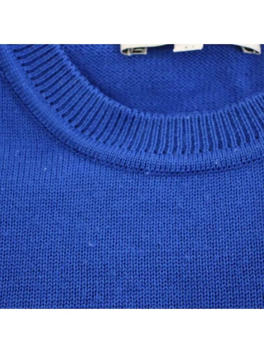 Dior Sports Knit Sweater Crew Neck Long Sleeve Logo Print Embroidery Vintage M